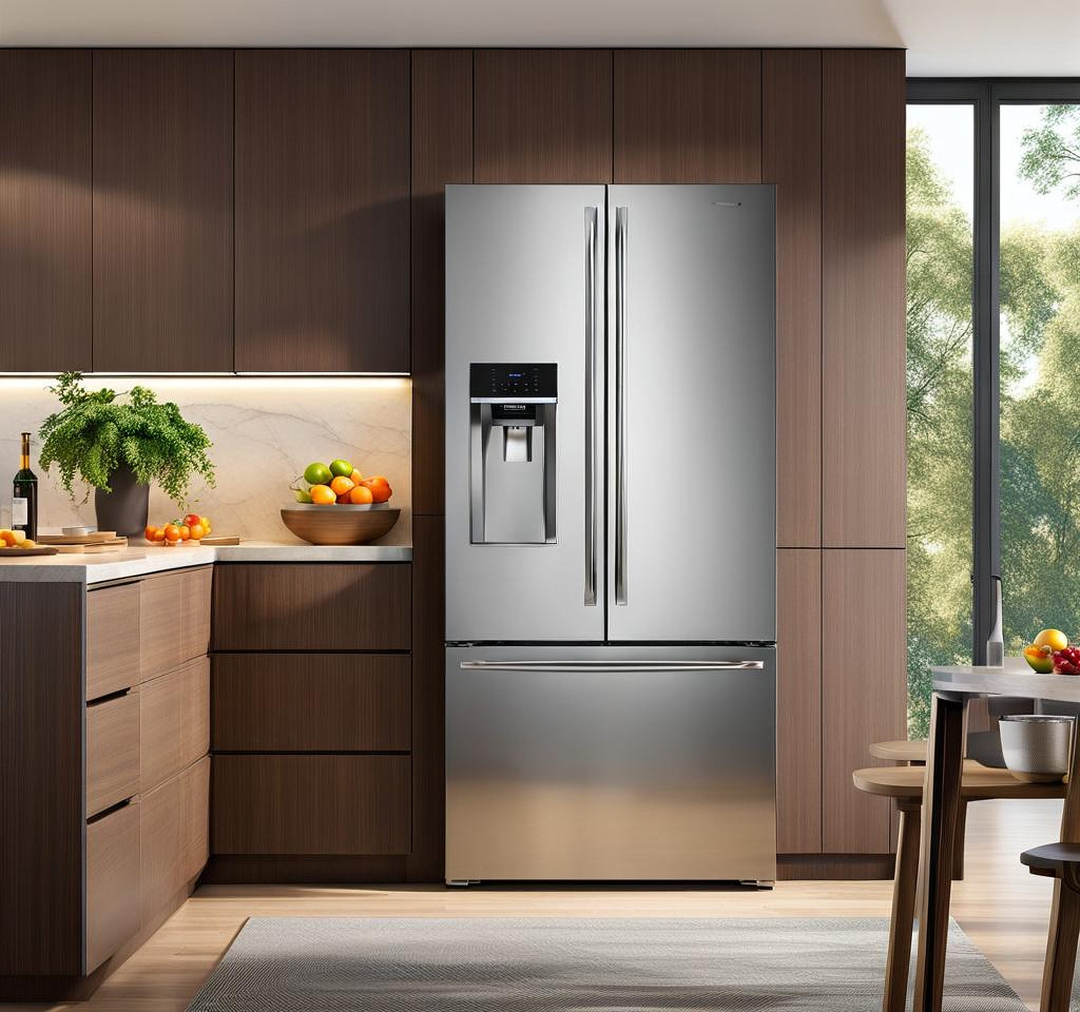 Seamless Kitchen Design with Counter Depth Fridge 24 Inches