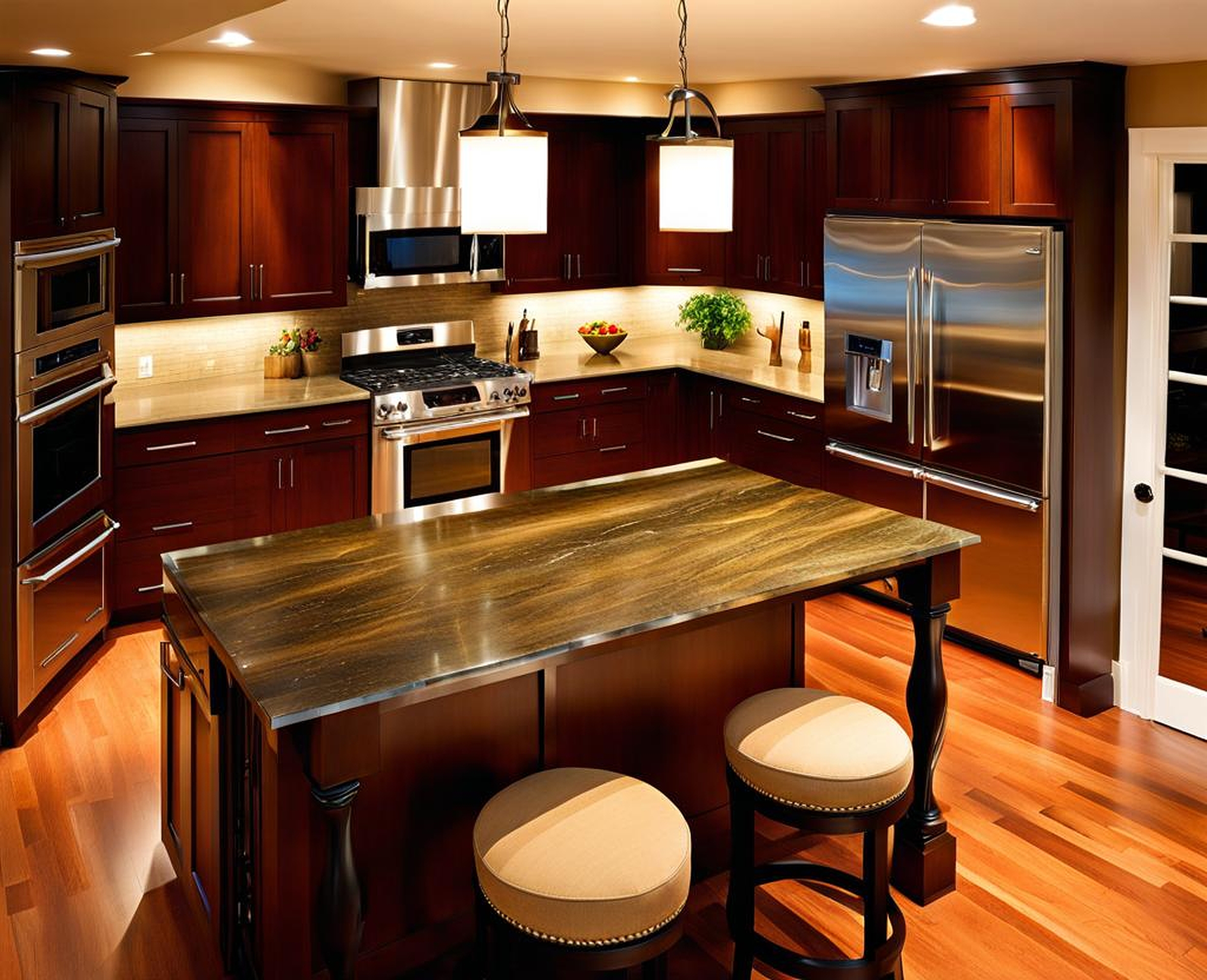 custom kitchen islands with seating