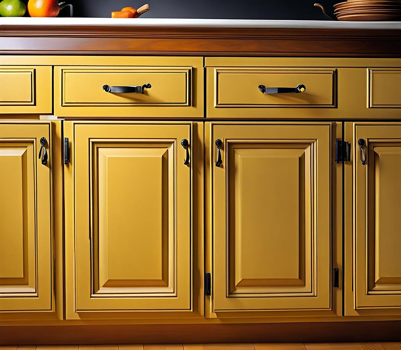 do you paint both sides of kitchen cabinet doors