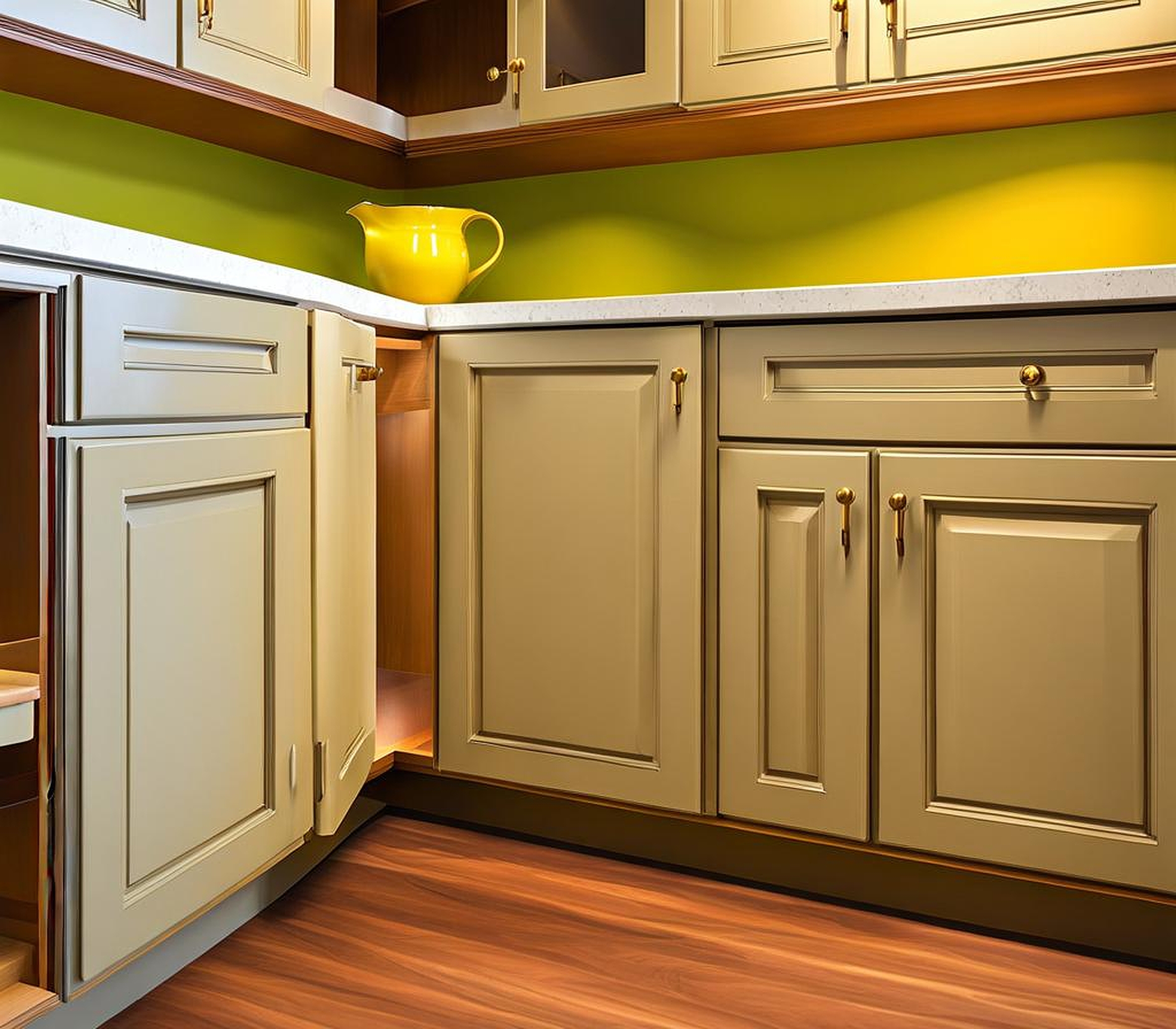 Paint the Inside of Kitchen Cabinets for a Fresh Look