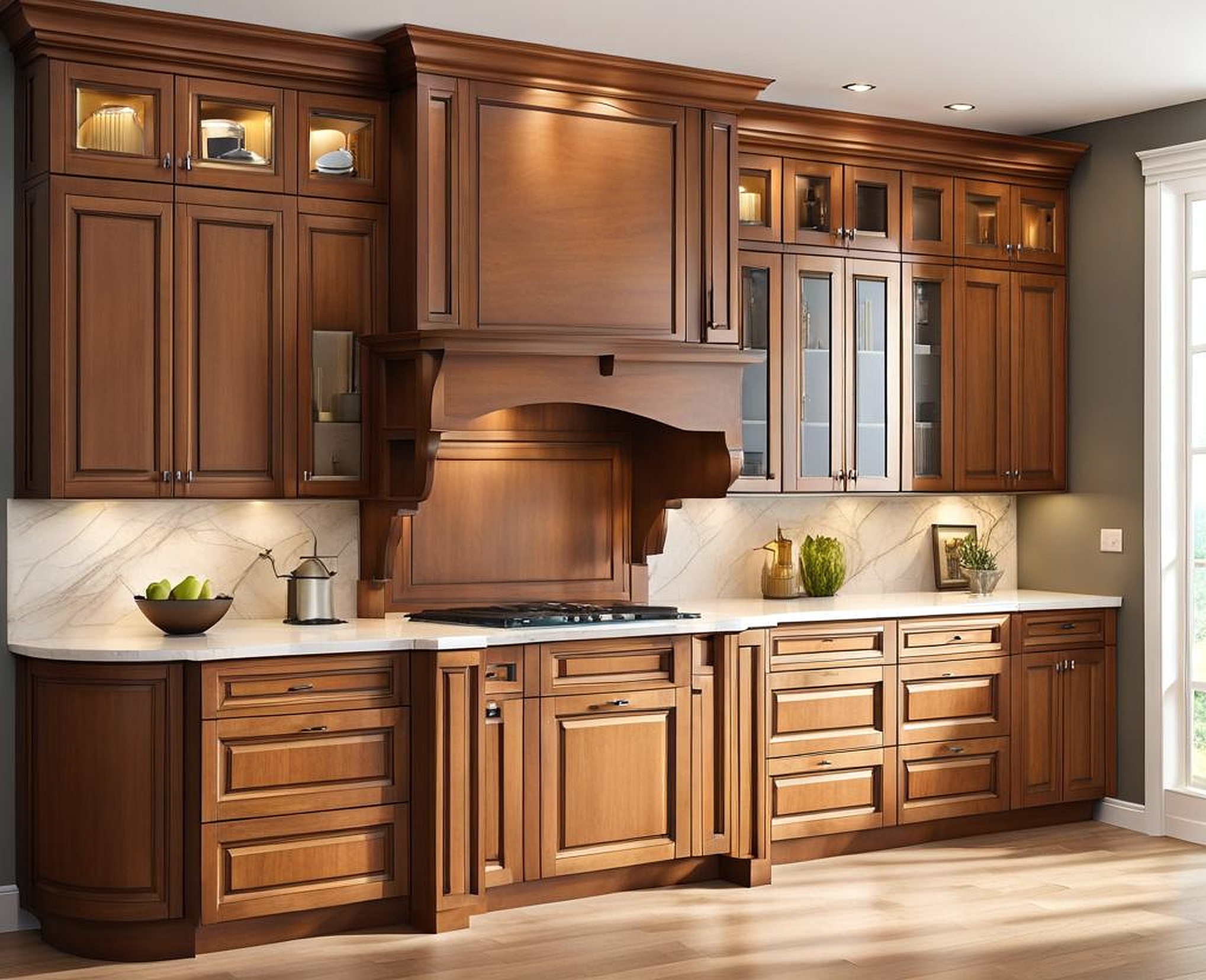 european style cabinets construction