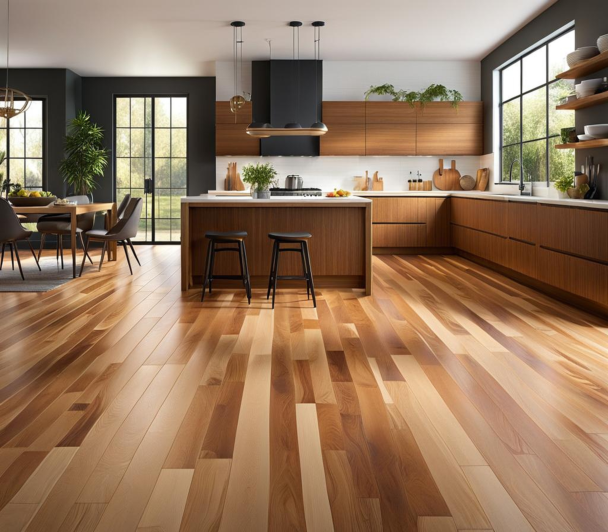 hardwood floor in kitchen yes or no