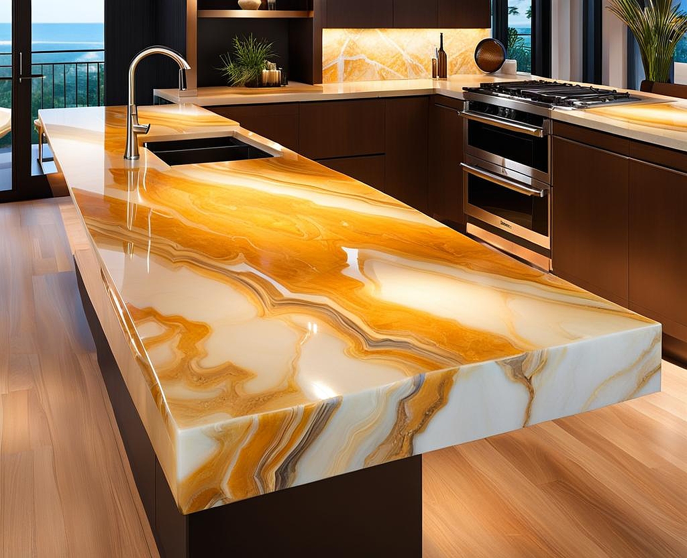 how much are onyx countertops