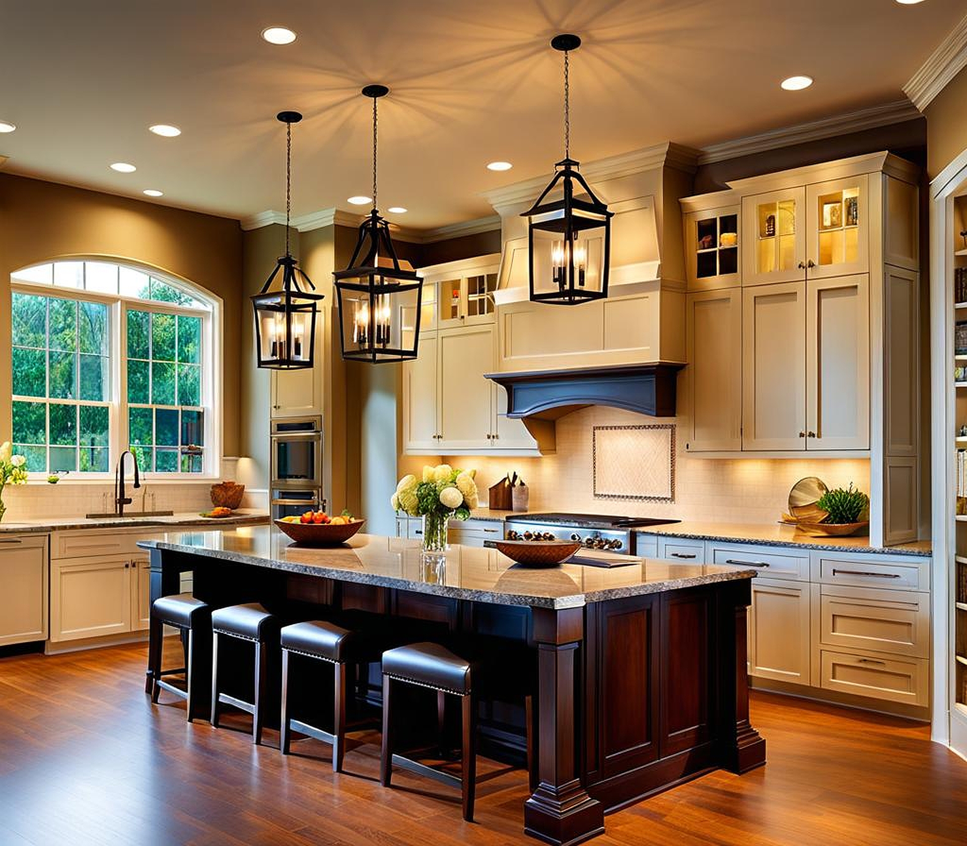 Dazzling Kitchen Island Lantern Pendants for Stylish Illumination