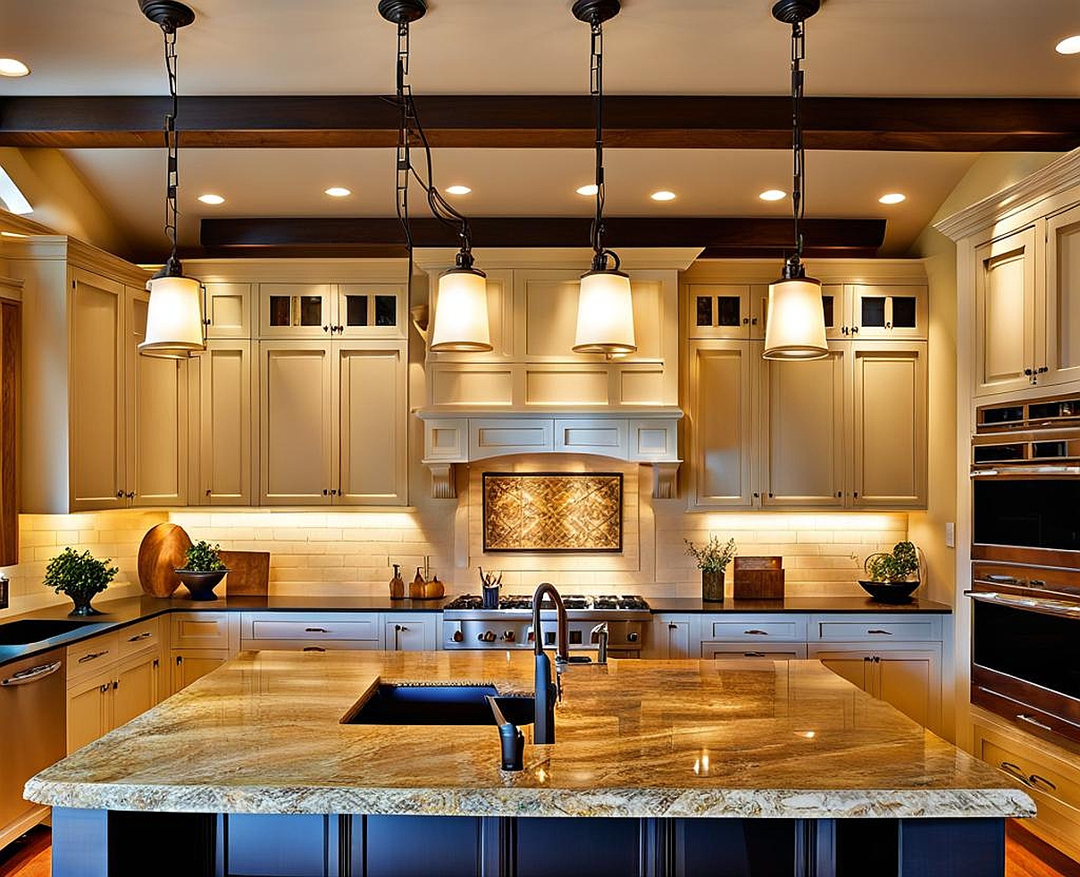 kitchen light fixtures for vaulted ceilings