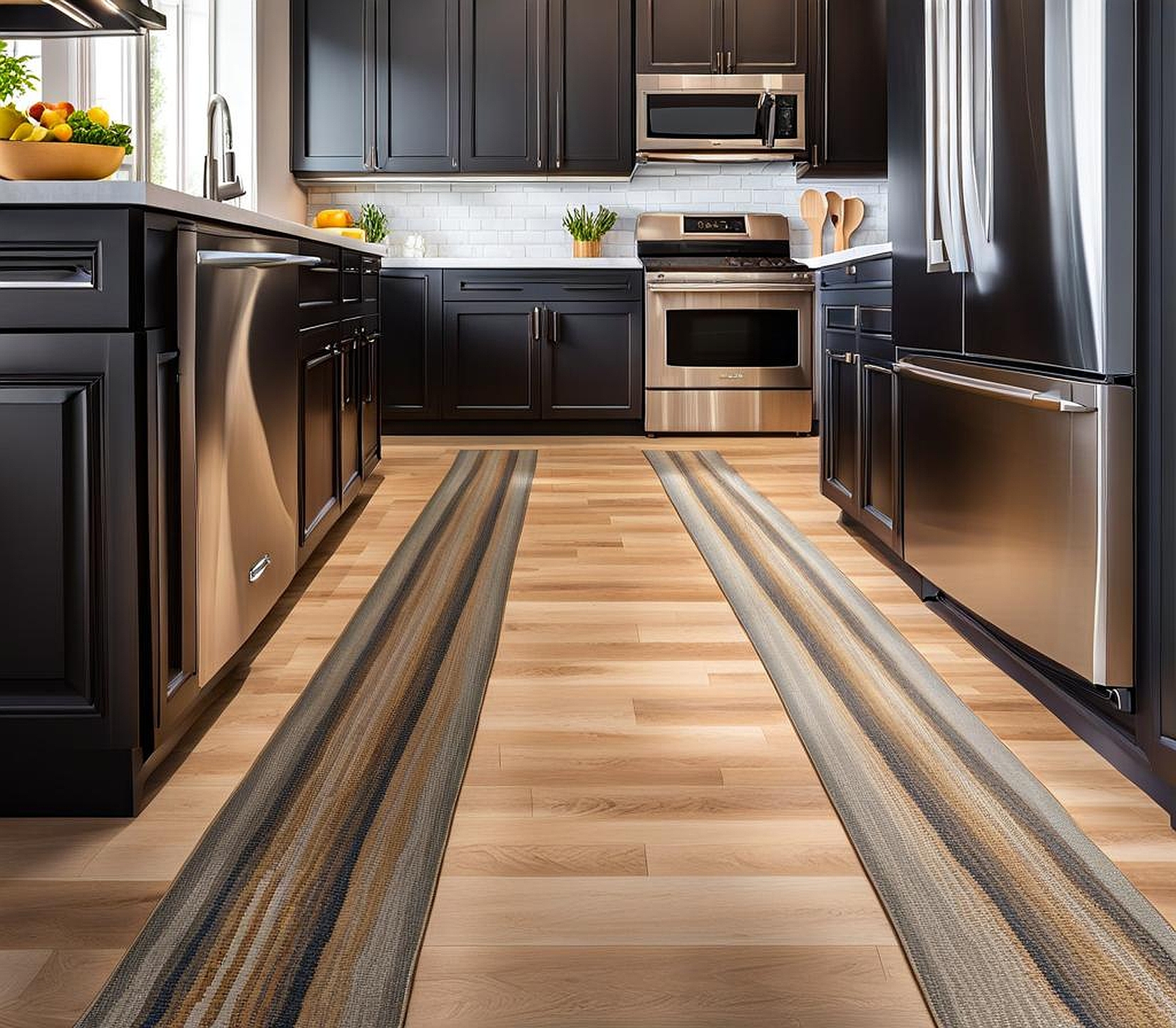 Transitional Long Runner Rugs Kitchen Floor Warmth