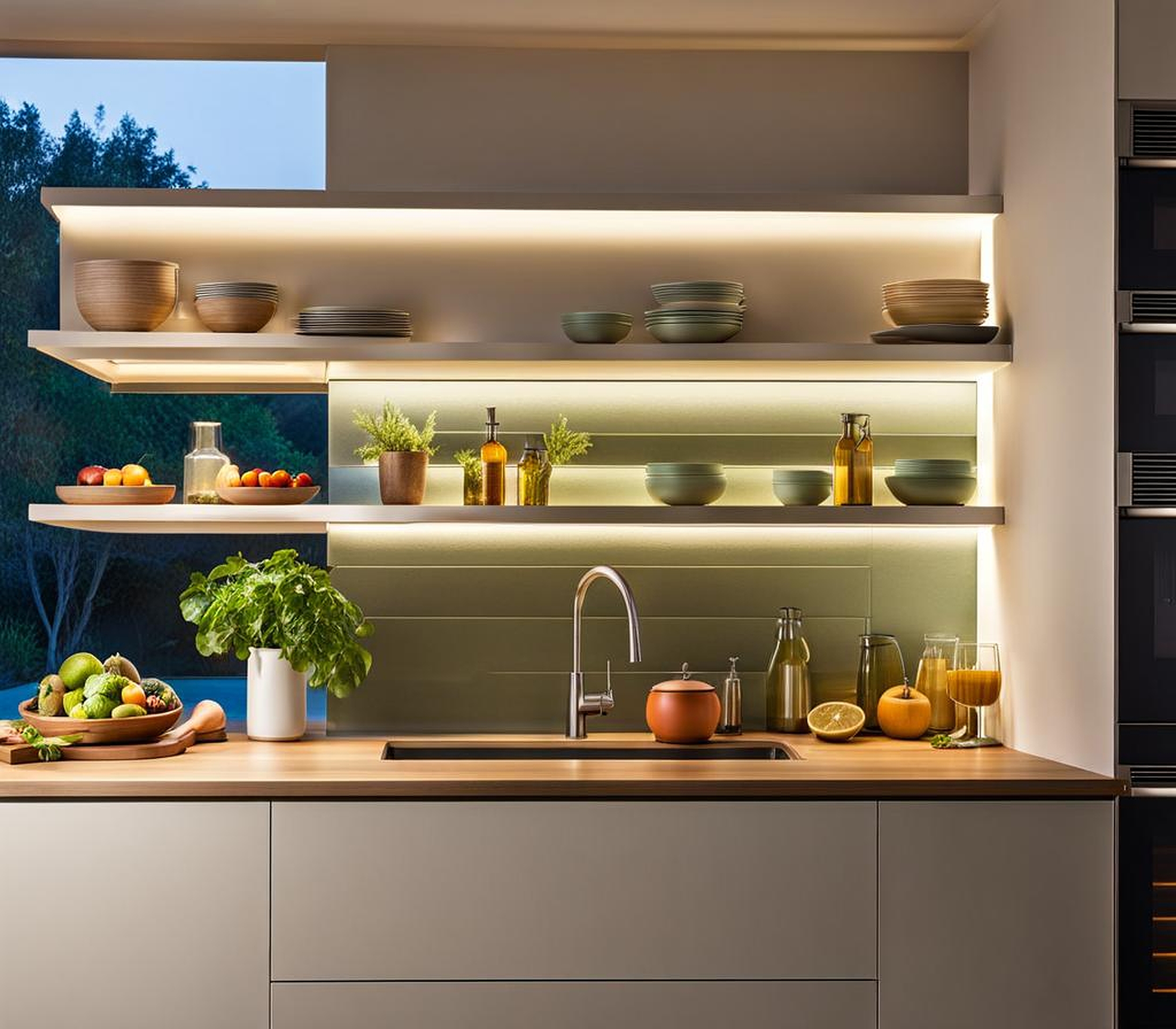 low kitchen window solutions