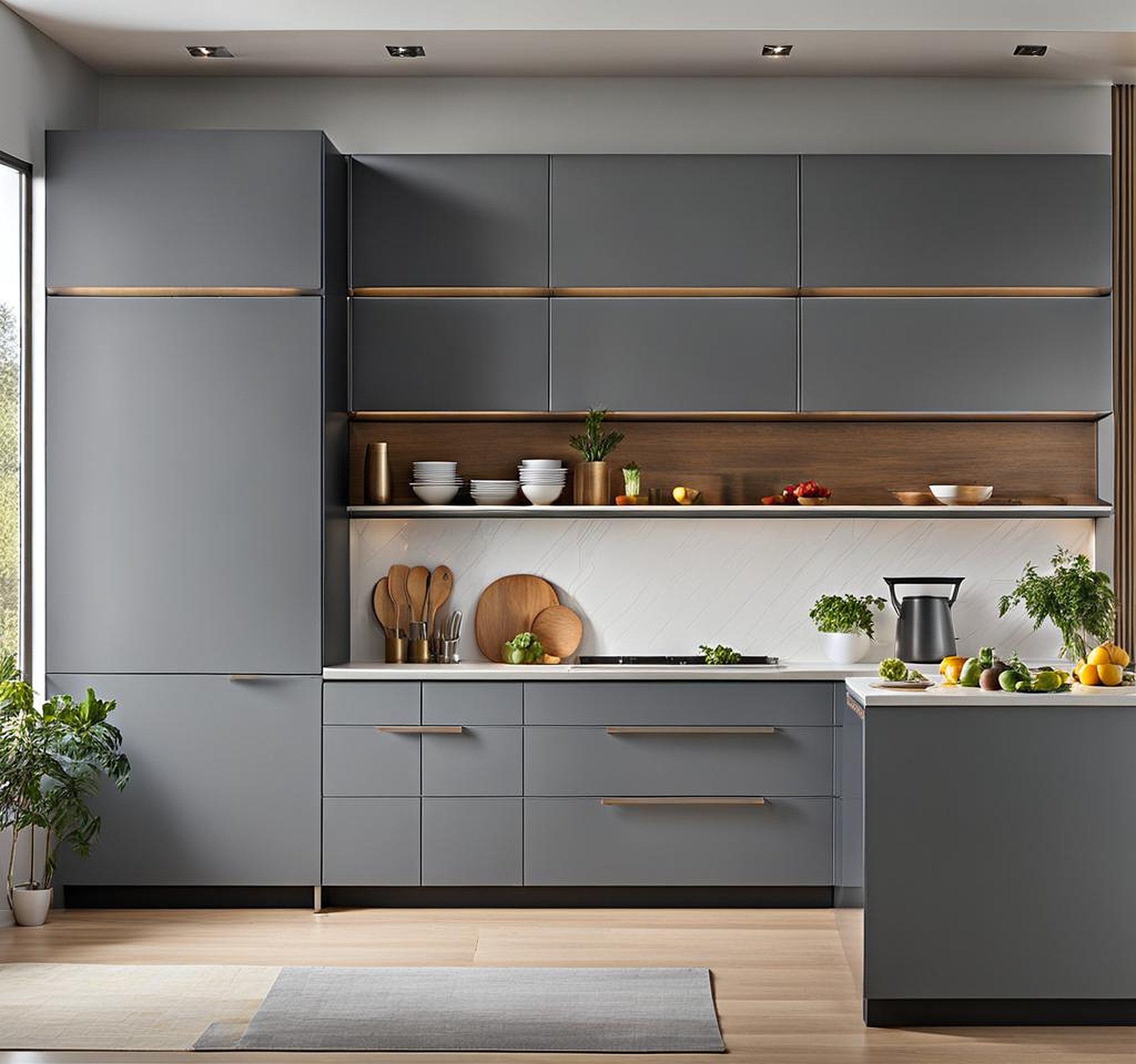 Stylish Paint Colors to Complement Grey Kitchen Cabinets