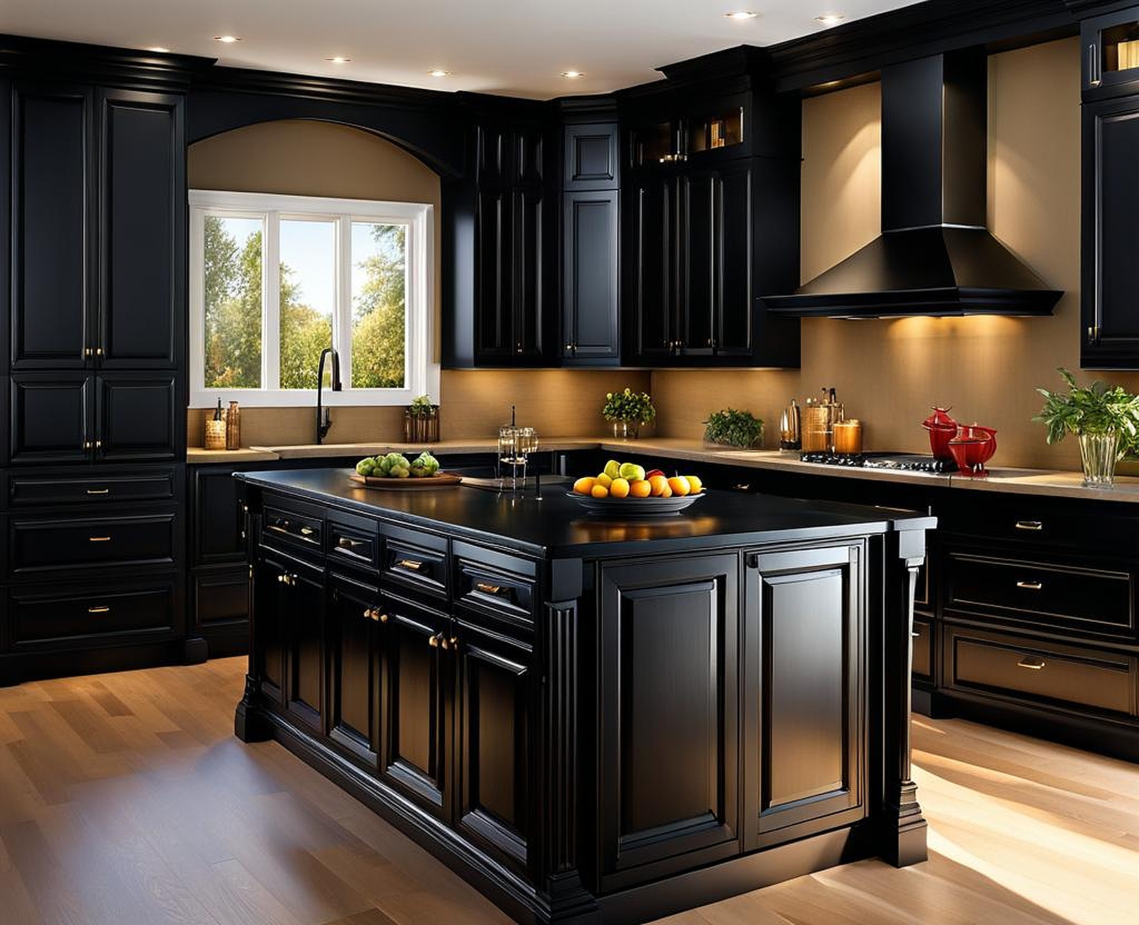 Revive Your Kitchen with Black Cabinet Painting