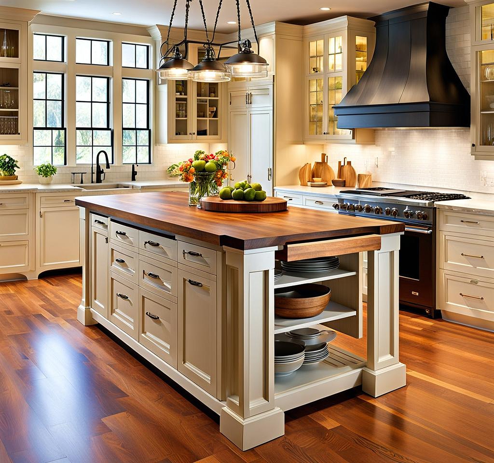 rolling kitchen island plans