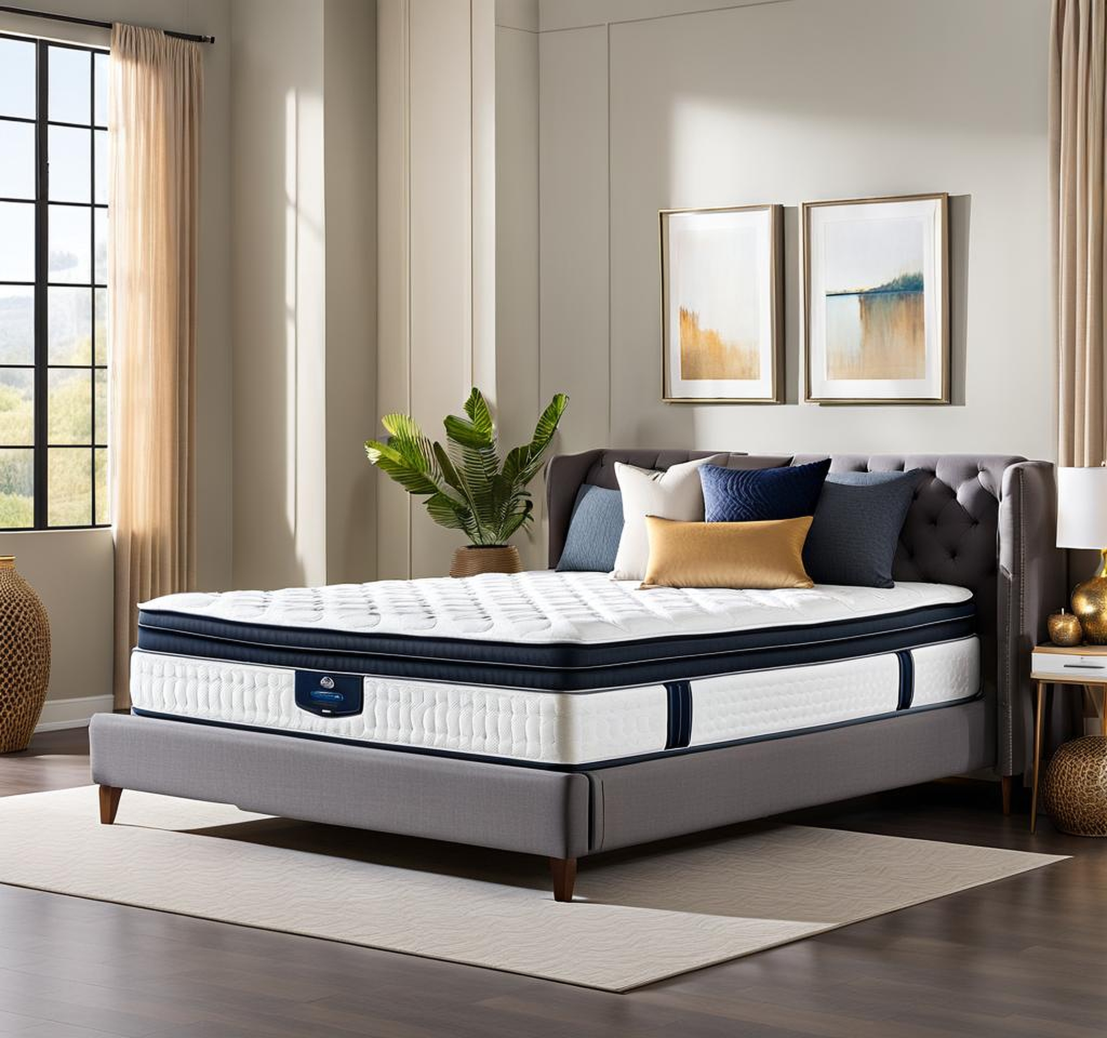 Escape to Serenity with Rufino Pillow Top Mattress