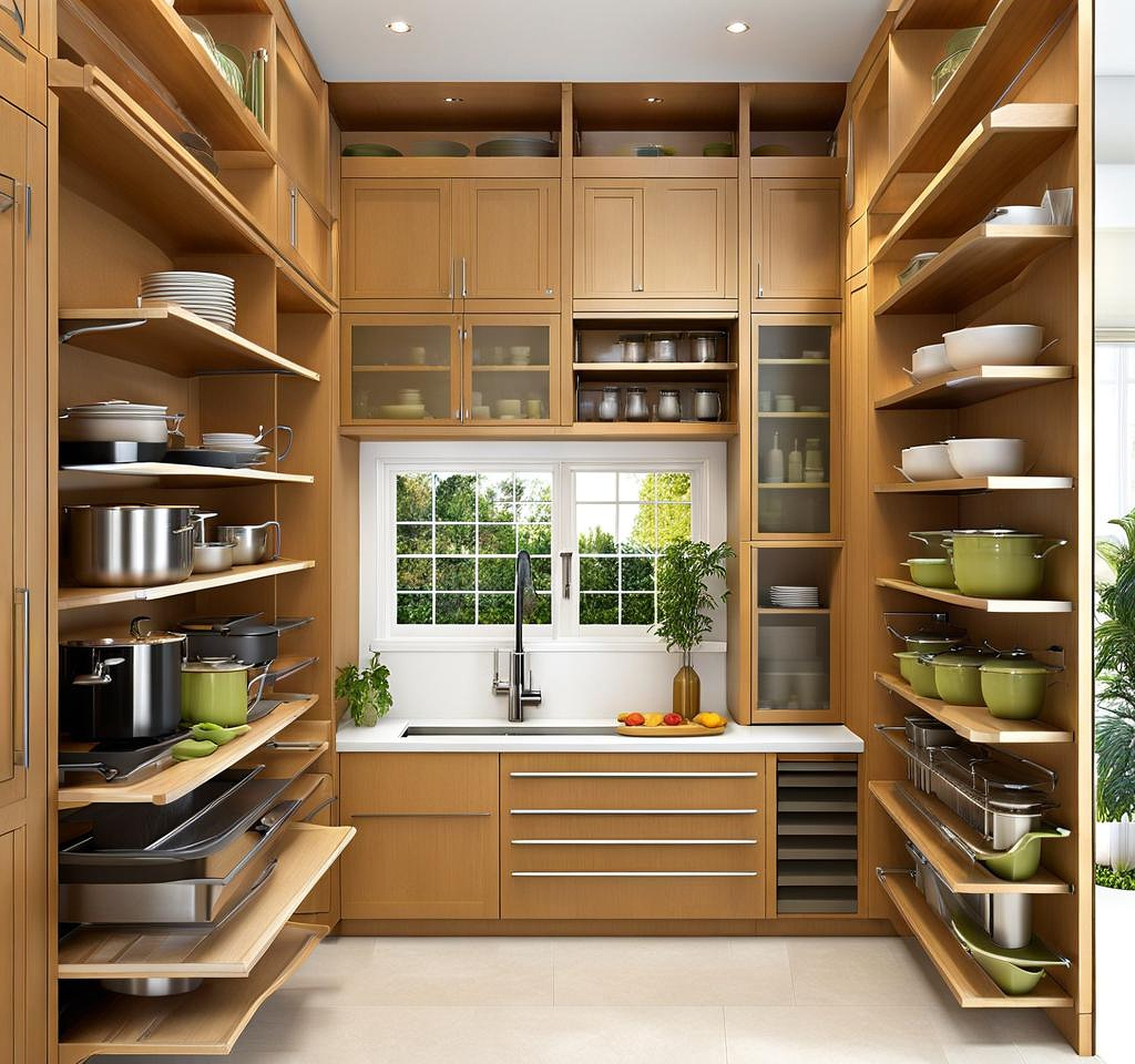 slide out shelving for kitchen cabinets