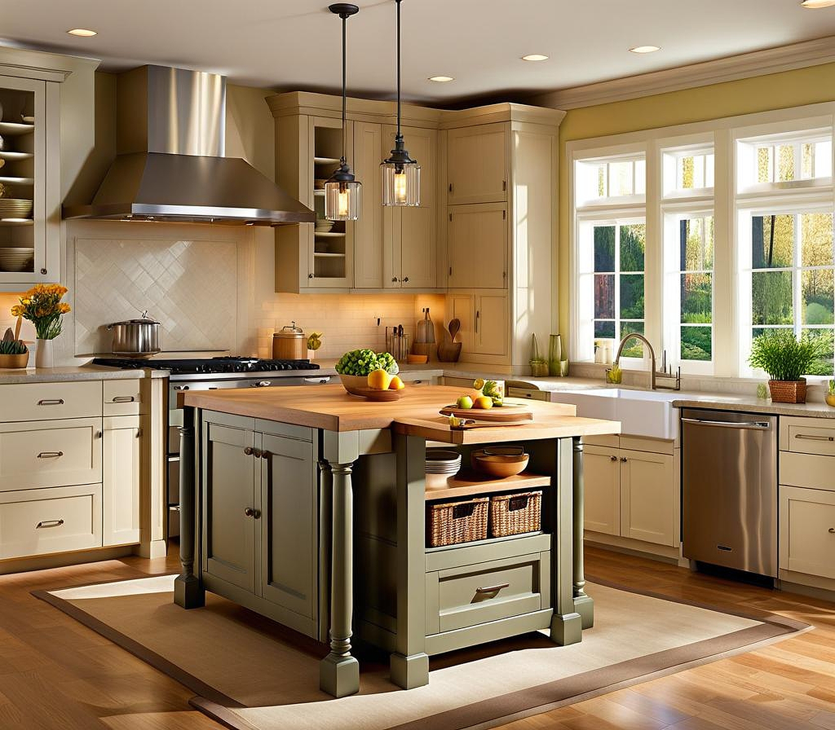 Space-Savvy Small Kitchen Island With Drop Leaf Ideas