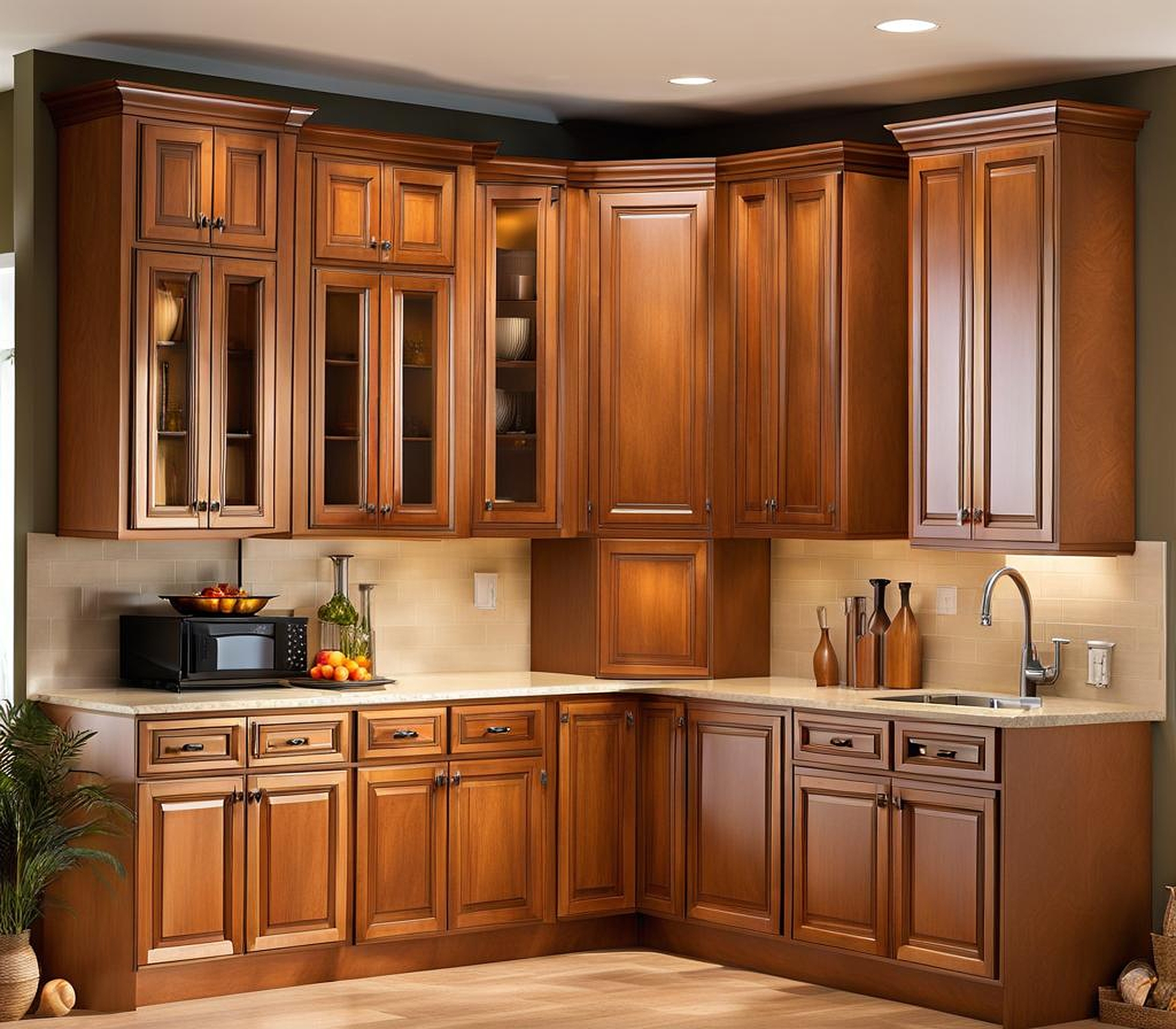 standard corner kitchen cabinet sizes