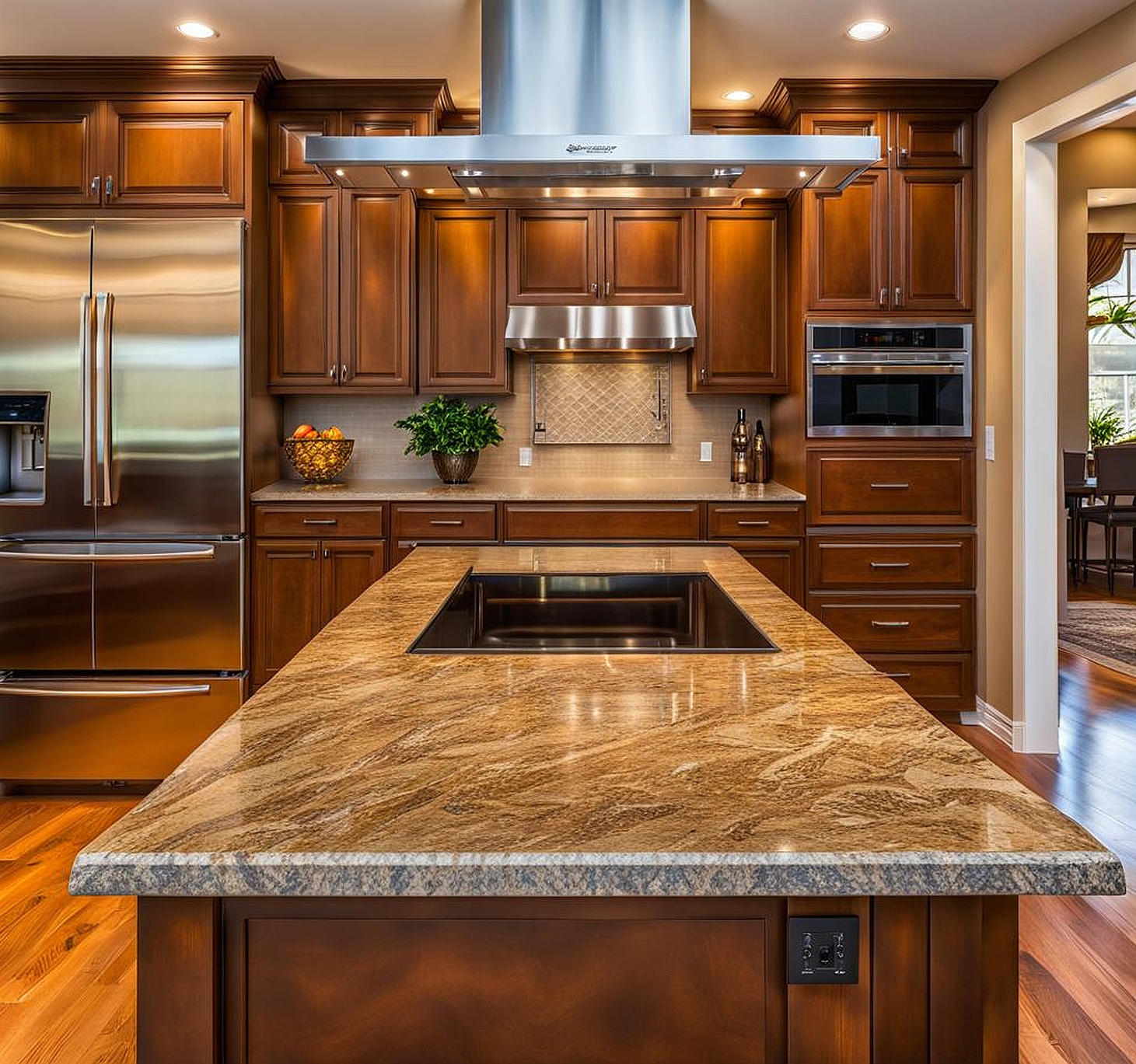 standard kitchen countertop height