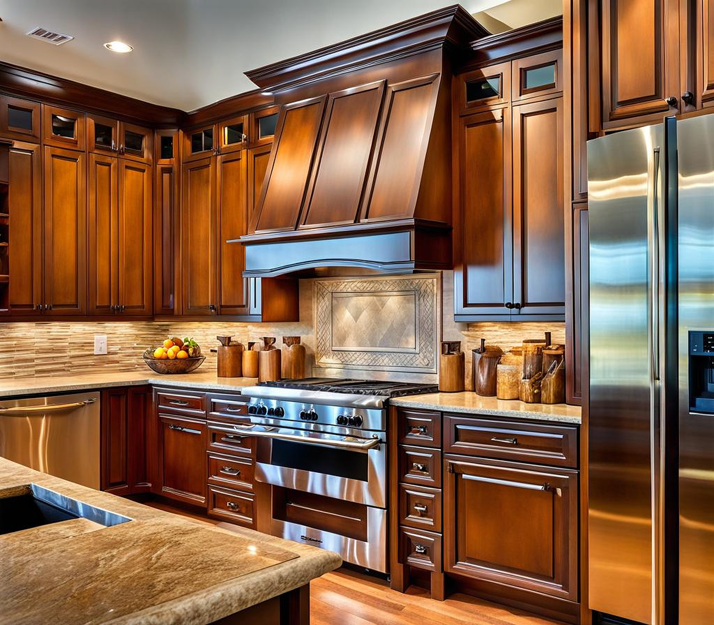 Artistic Two Tone Kitchen Cabinet Color Inspirations